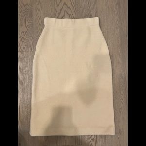 Aritzia johan skirt - cream